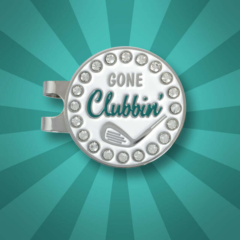 Gone Clubbin' Golf Ball Marker